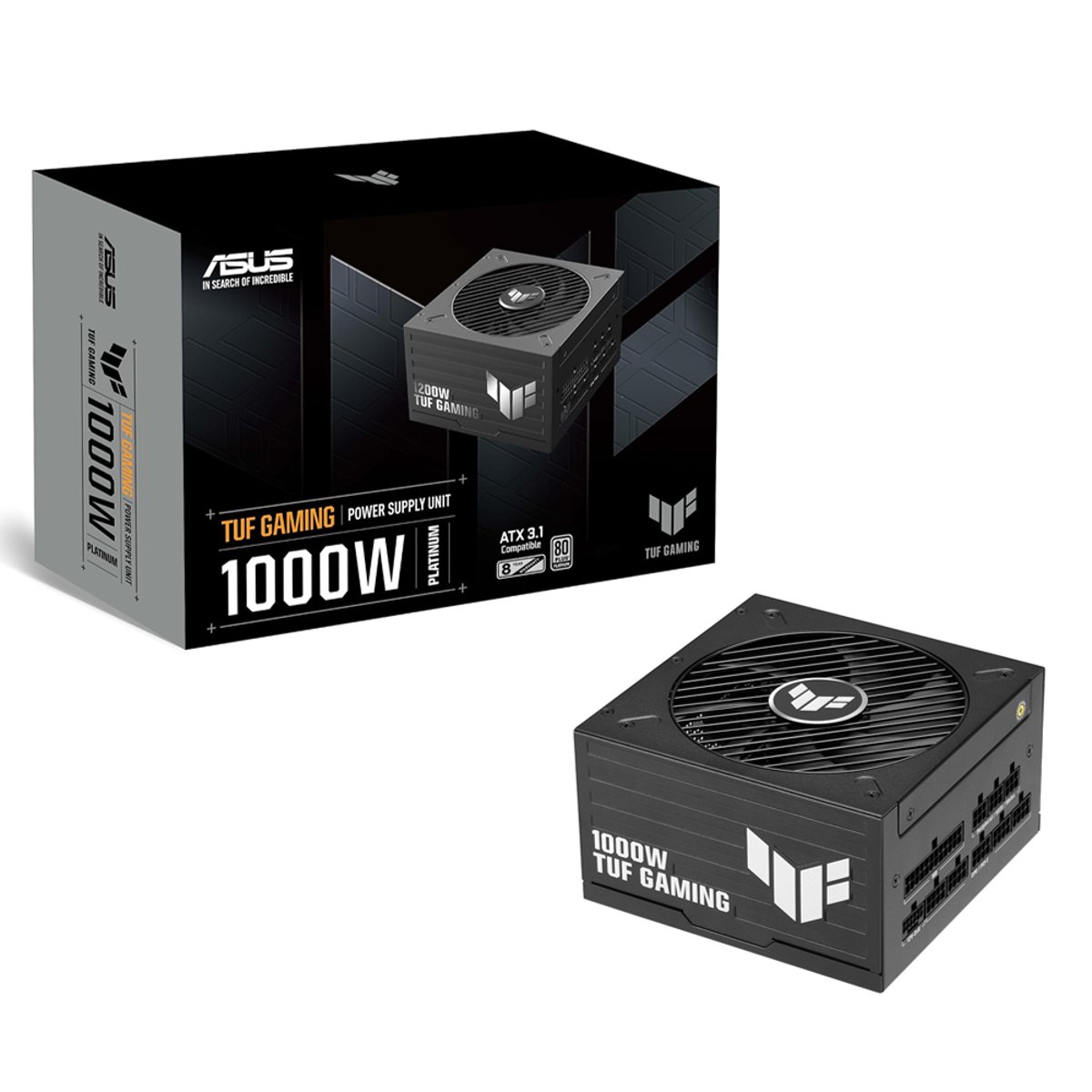 ASUS TUF Gaming 1000w 白金牌全模組電源供應器 | 八年保養