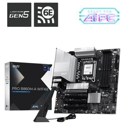 MSI PRO B860M-A WIFI6E mATX主機板