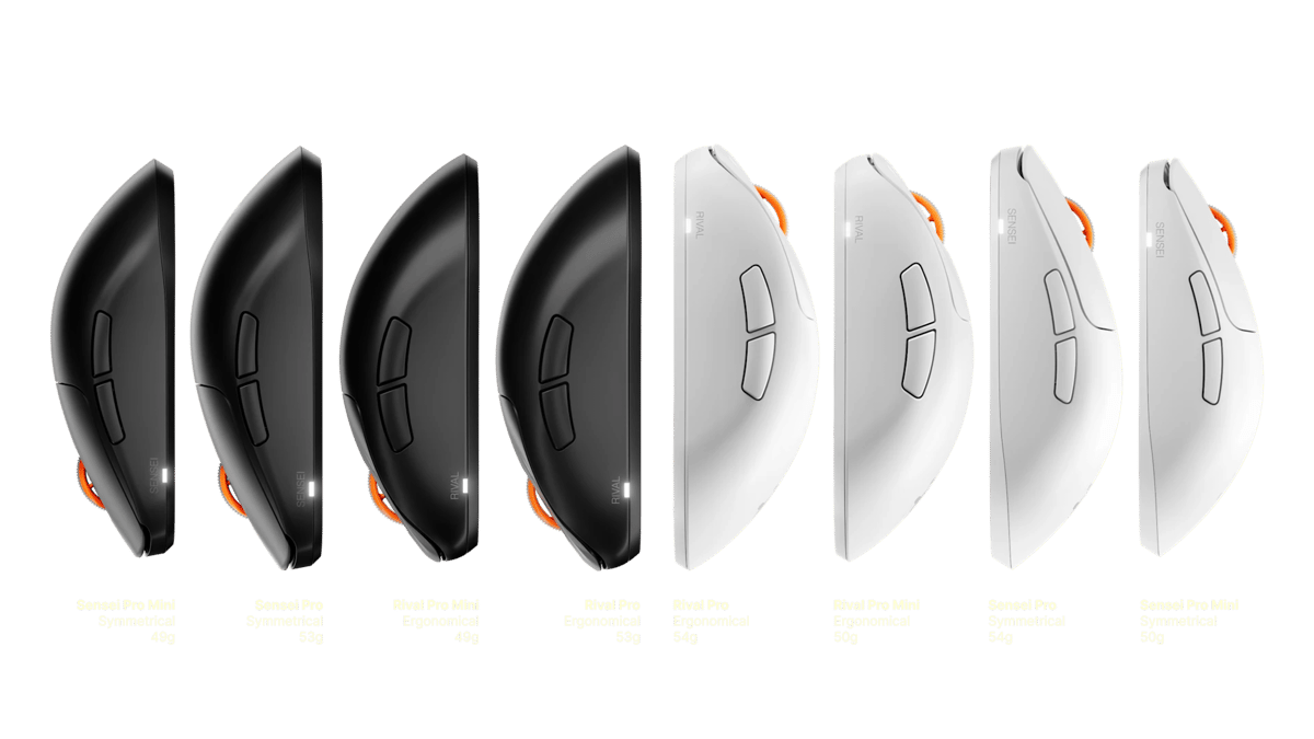 Rival Pro 與 Sensei Pro 系列