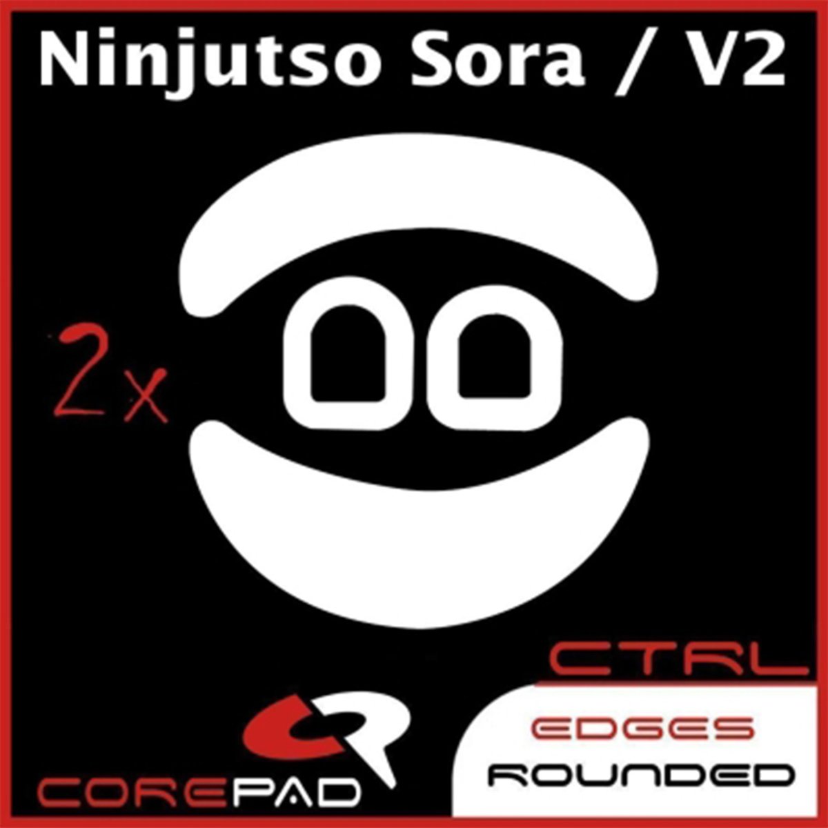 Corepad Skatez Ctrl PTFE滑鼠腳貼 Ninjutso Sora V1/4K/V2(2 sets-632)