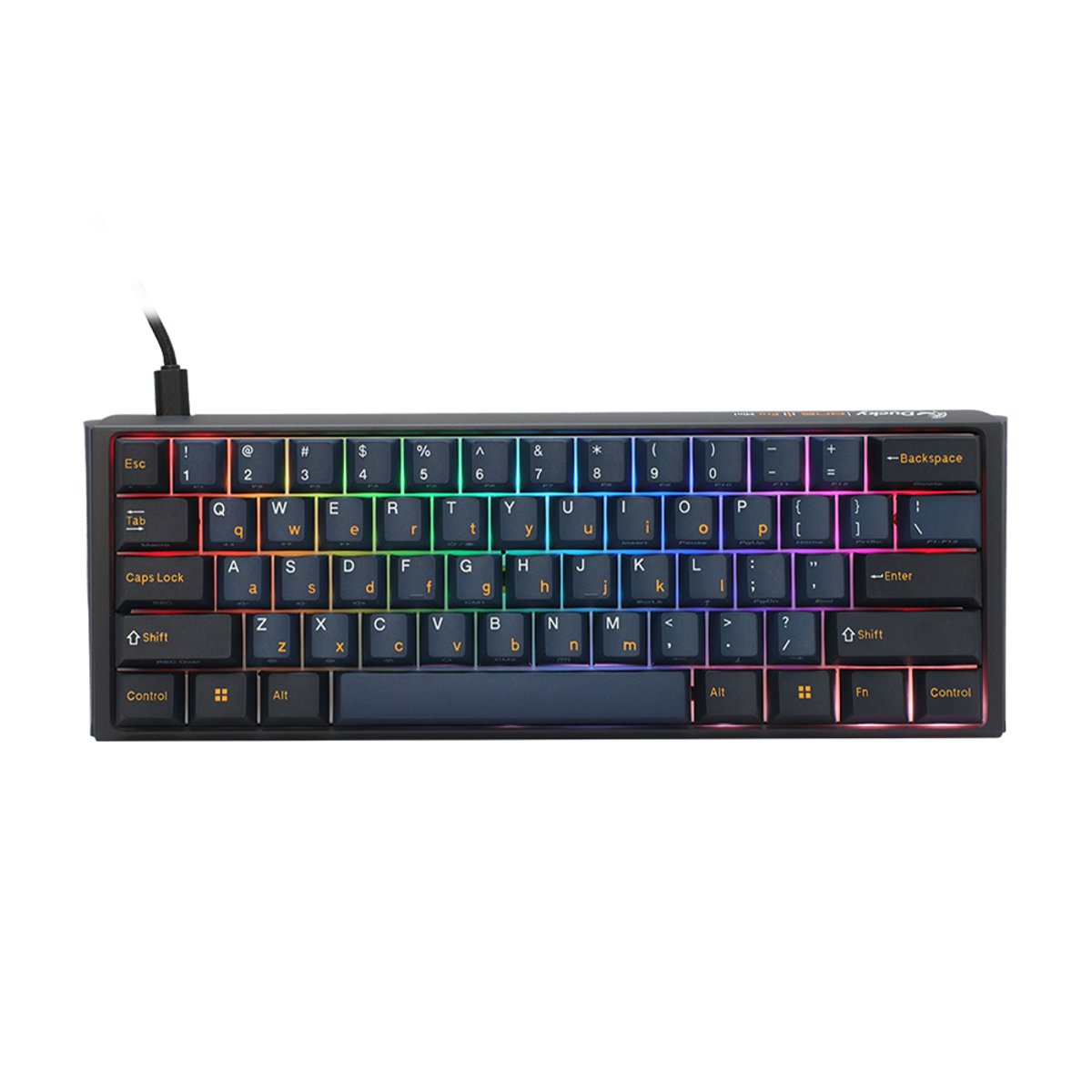 Ducky One 3 Pro Mini Nazca Line 60% 8K Polling Rate 有線機械式鍵盤(Cherry MX2A Blue)
