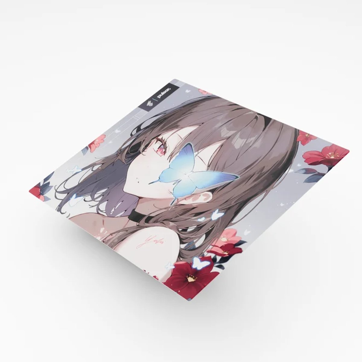 YukiAim ✕ Pulsar Superglide V3 玻璃遊戲滑鼠墊 (490x420mm)