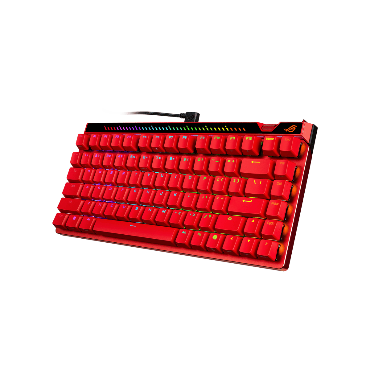 ASUS ROG Falchion Ace 75 HE 有線磁軸遊戲鍵盤(Lava Red-V2磁軸)