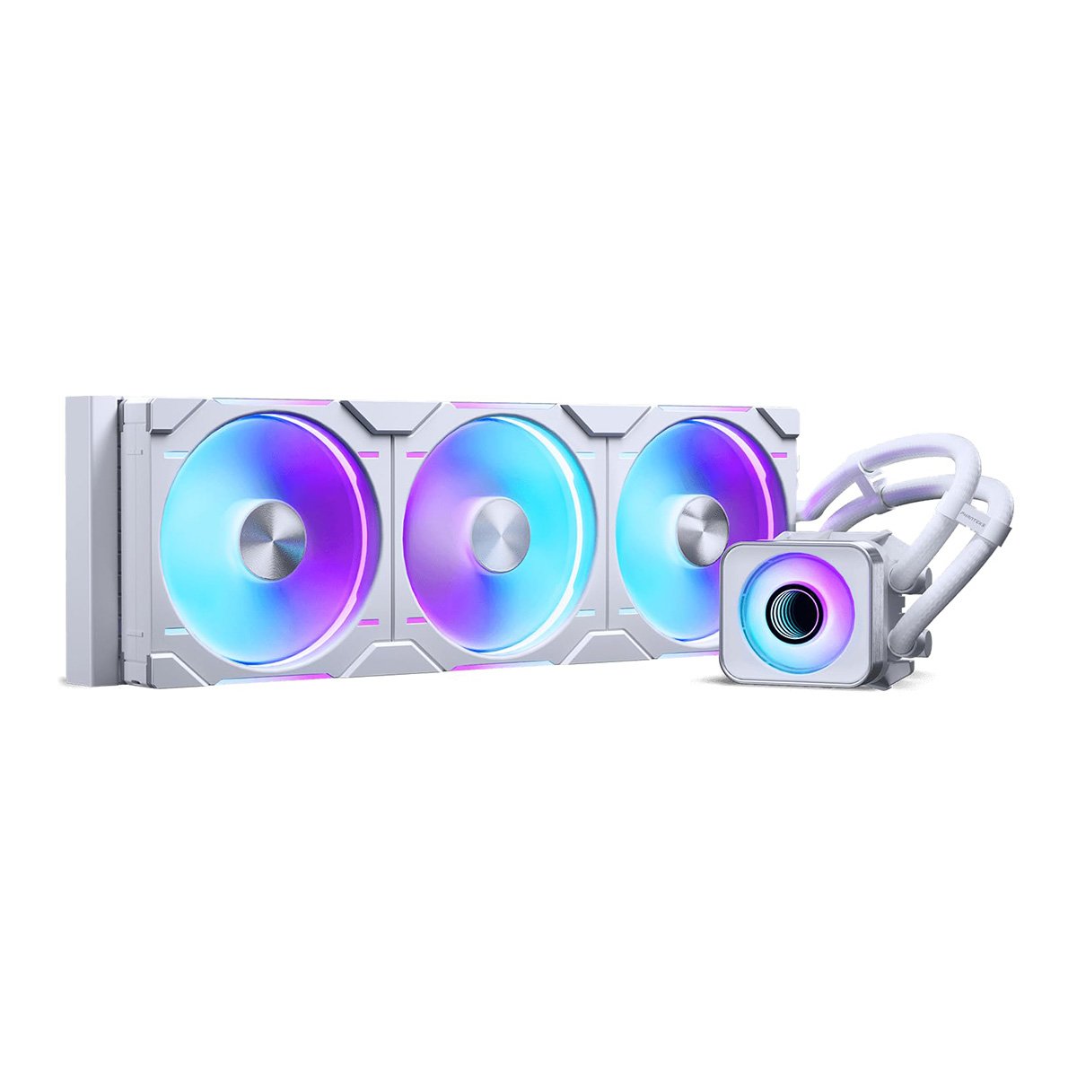 Phanteks GLACIER ONE 420D30 D-RGB 水冷散熱器 | x2 CAP(白色)