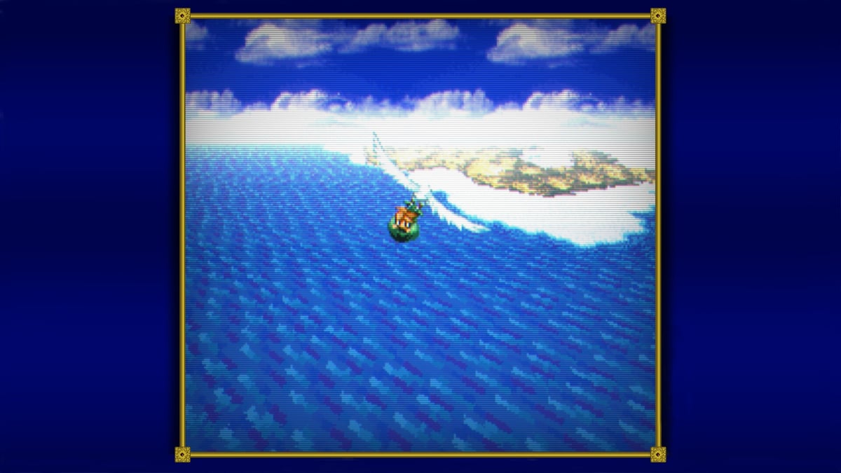 Terranigma 海上飛行場景