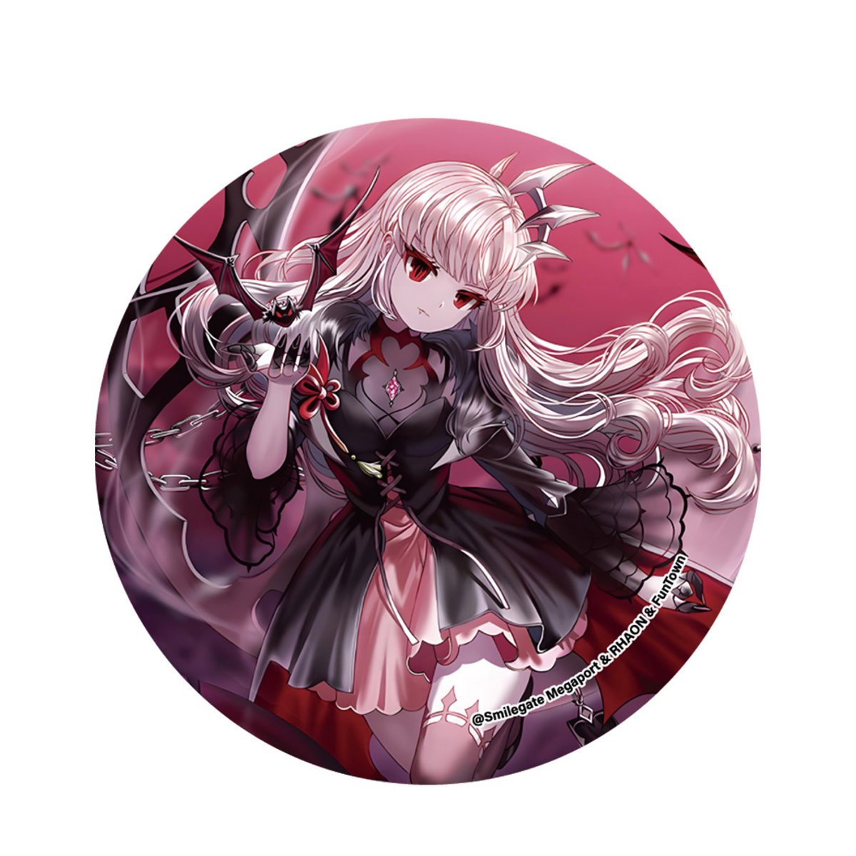 【跑Online】圓形襟章(血腥維拉-紅)