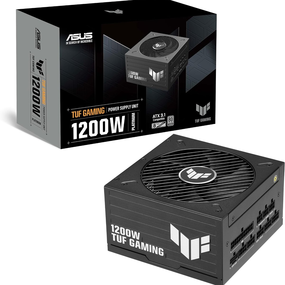 ASUS TUF Gaming 1200w 白金牌全模組電源供應器 | 八年保養