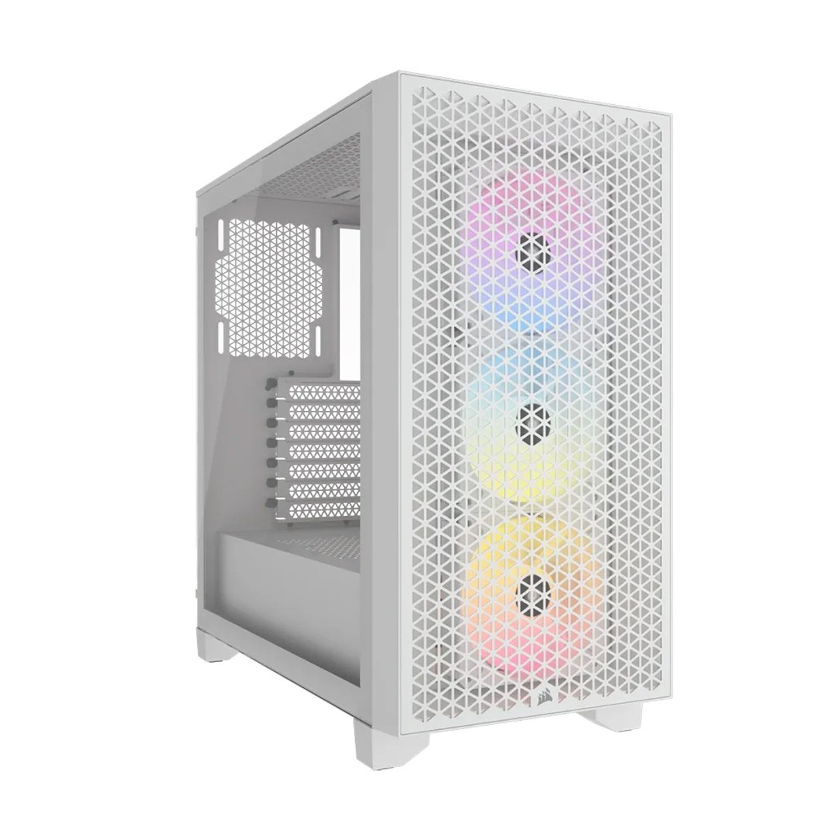 Corsair 3000D RGB AIRFLOW Mid-Tower ATX 機箱 (CC-9011256-WW)(白色)