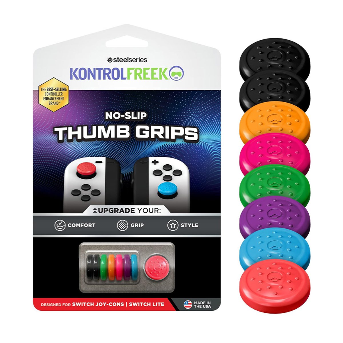 KontrolFreek No-Slip Thumbgrip 8-pack 搖桿帽(Switch)