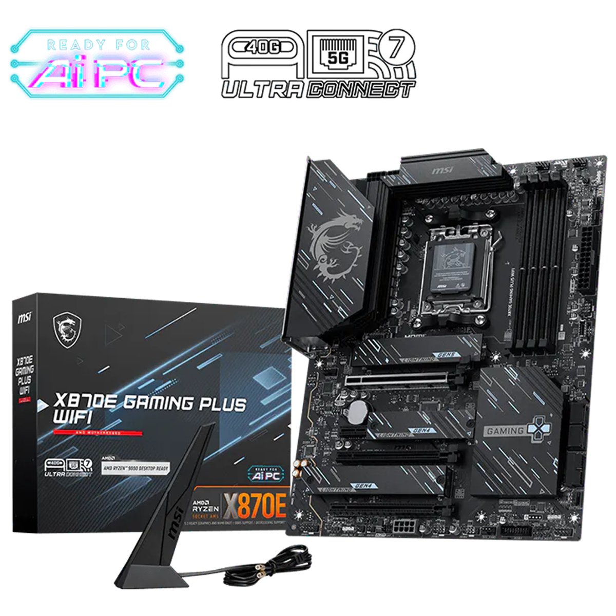 MSI X870E GAMING PLUS WIFI ATX 主機板