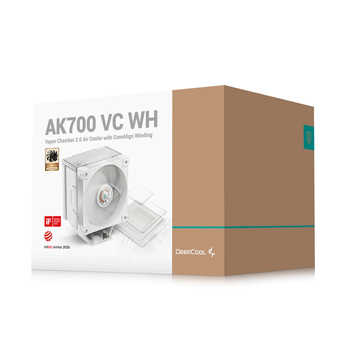 DeepCool AK700 VC 單塔式風冷散熱器(白色)
