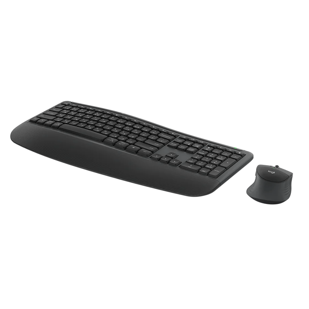 Logitech MK880 多工舒適無線鍵盤滑鼠組(石墨灰 (中文注音版))