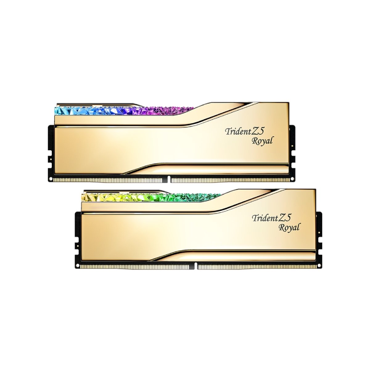 G.SKILL Trident Z5 Royal RGB DDR5-6000MHz 64GB (32GB*2) CL28 GOLD(F5-6000J2836G32GX2-TR5G)