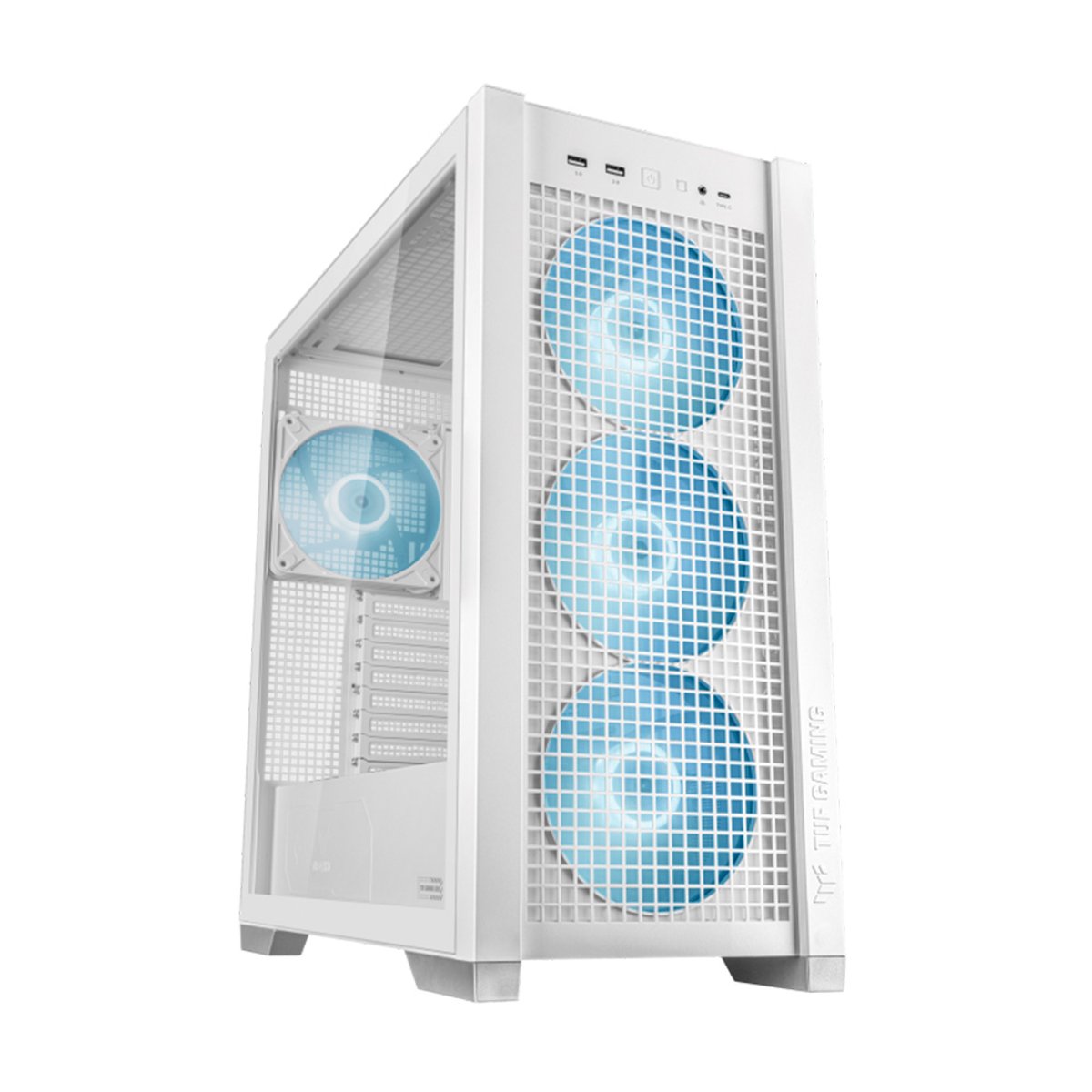 ASUS TUF GAMING GT302 ARGB E-ATX 中塔機箱(白色)