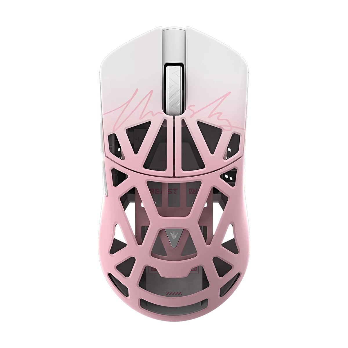 WLMOUSE BX V2 超輕量遊戲滑鼠(S-TheShy聯名 - 粉白)