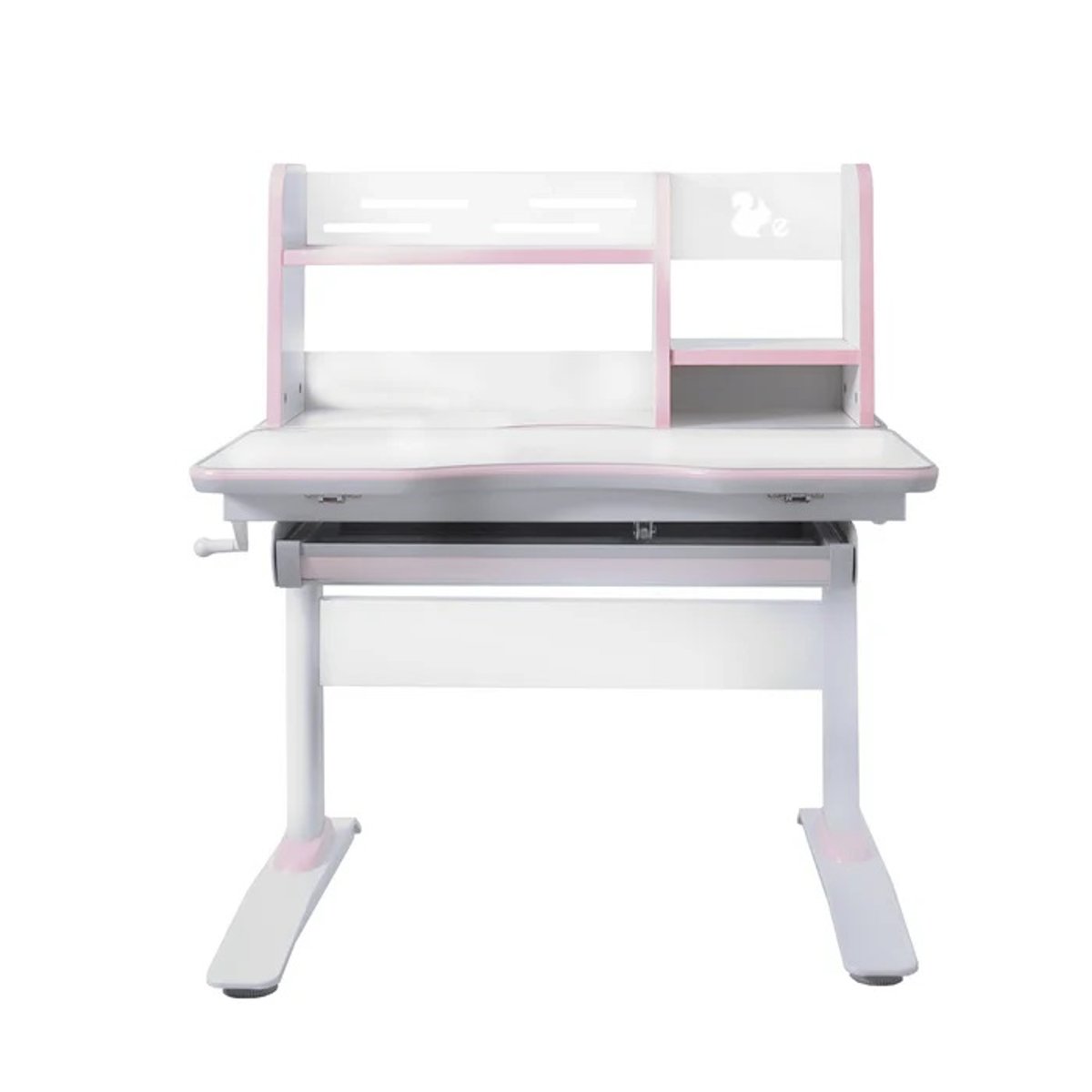 Zenox Kids Squirrel Ergonomic Adjustable Desk 松鼠兒童人體工學手動升降枱(Pink-80cm)