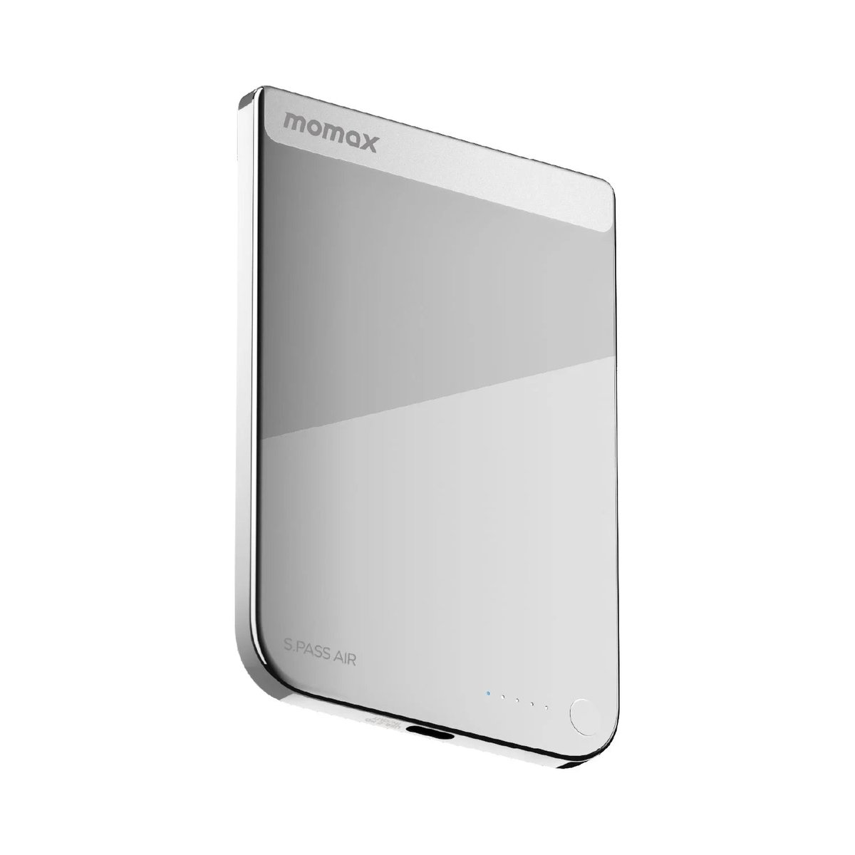 MOMAX 1-Power S.Pass Air 5000mAh 超薄磁吸流動電源(IP180)(銀色)