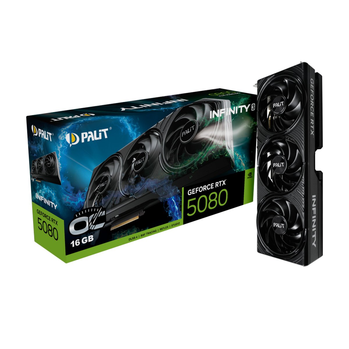Palit GeForce RTX5080 Infinity 3 OC 16GB GDDR7 顯示卡