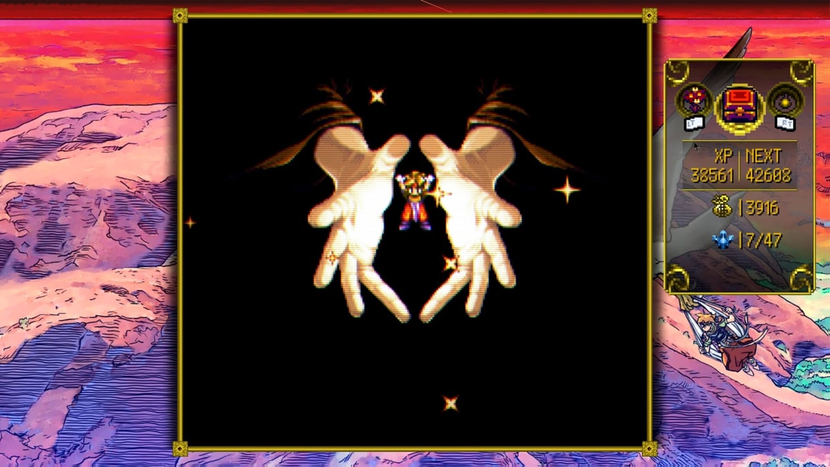 Terranigma 雙手光芒與主角特寫