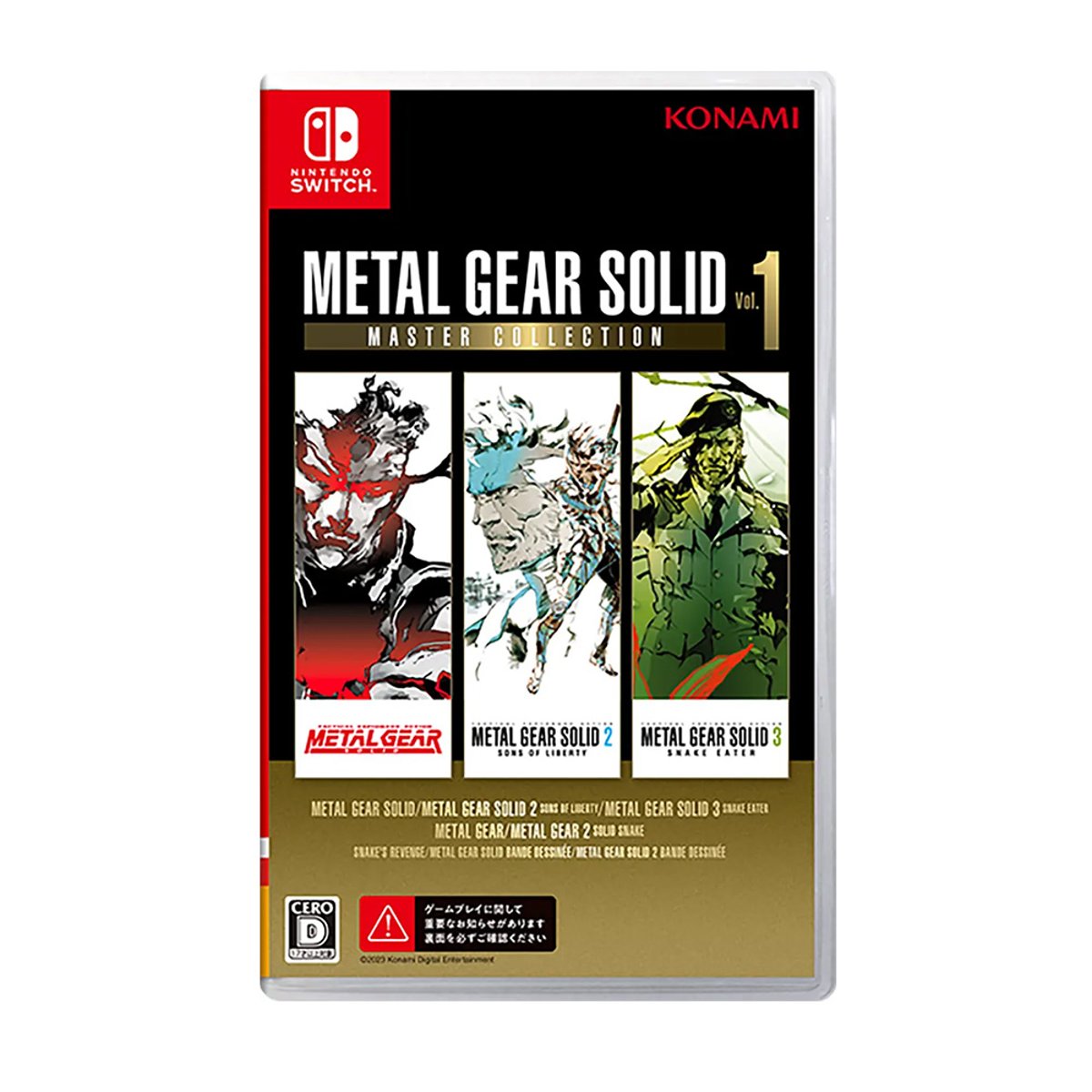 NS《潛龍諜影 Master Collection Vol.1 》Metal Gear Solid Master Collection Vol.1