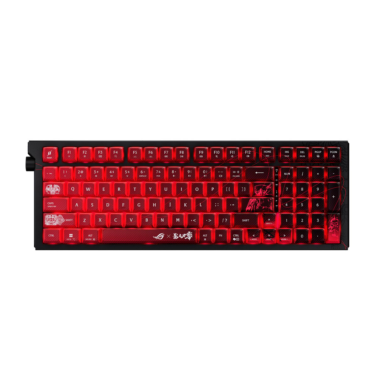 ASUS ROG Strix Morph 96 Wireless PBZ Edition 三模無線機械鍵盤(Snow軸-影之刃零)