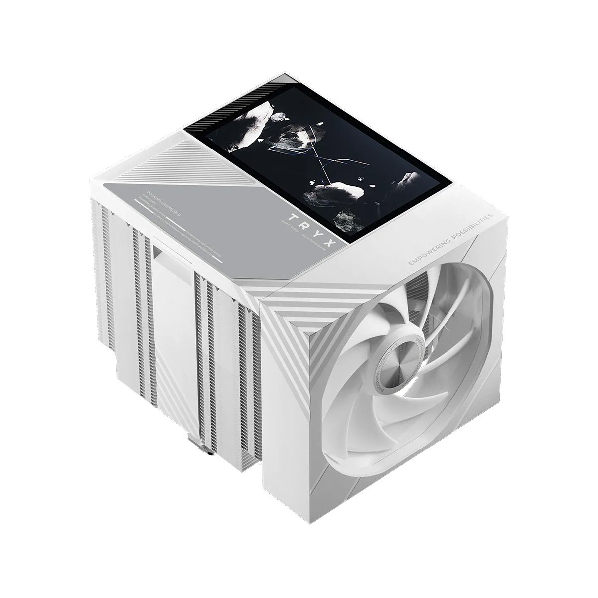 TRYX TURRIS 620 IPS顯示螢幕 CPU風冷散熱器(白色)