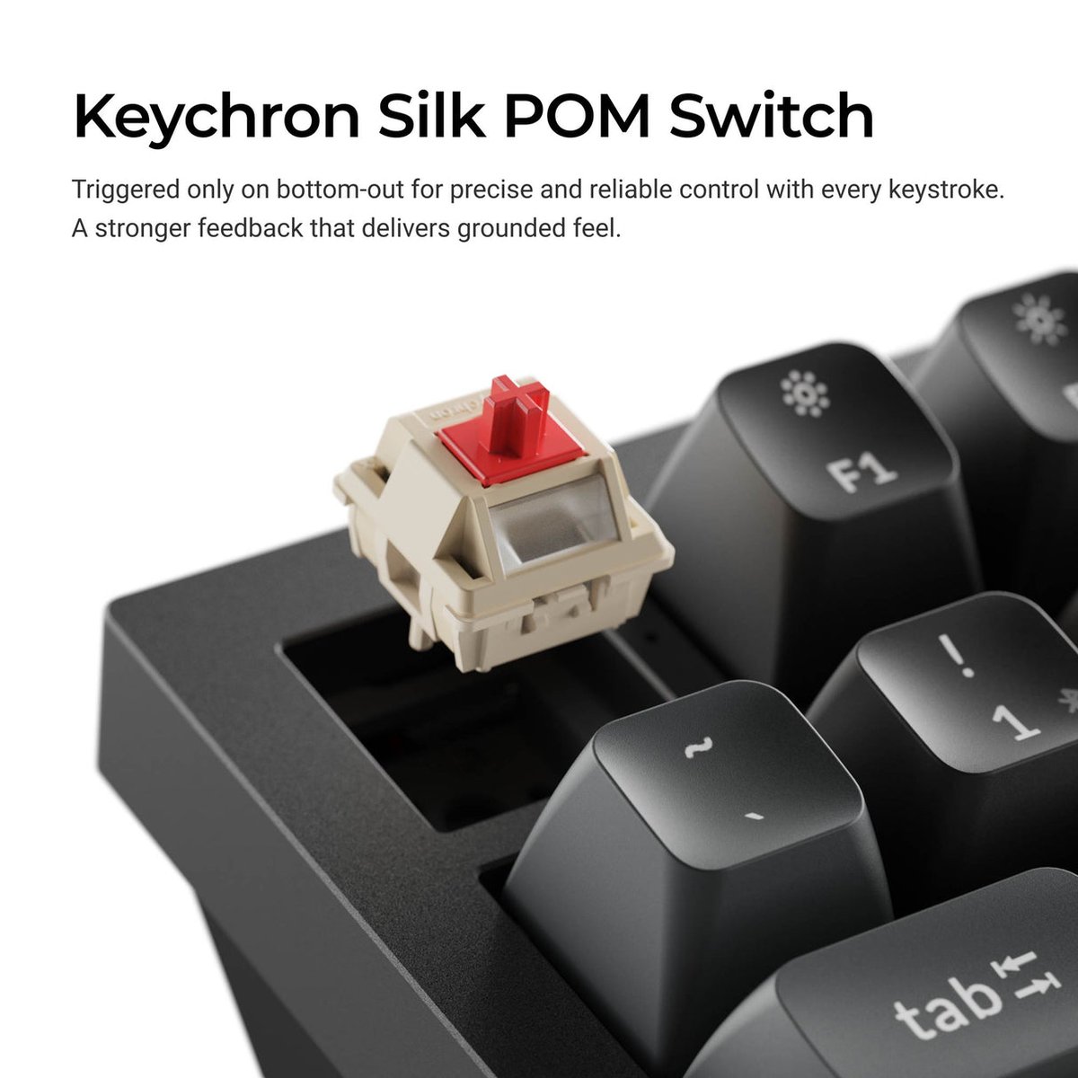 Keychron Q1 Ultra 8K (Q1U-P4) ZMK 75% 全鋁殼三模無線機械鍵盤(貝殼白-Keychron Silk POM 香蕉軸)