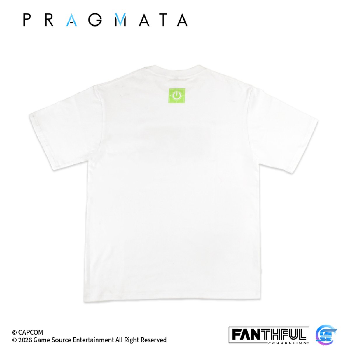 Fanthful《人機迷網》Pragmata 純棉T-Shirt(XL-白色)