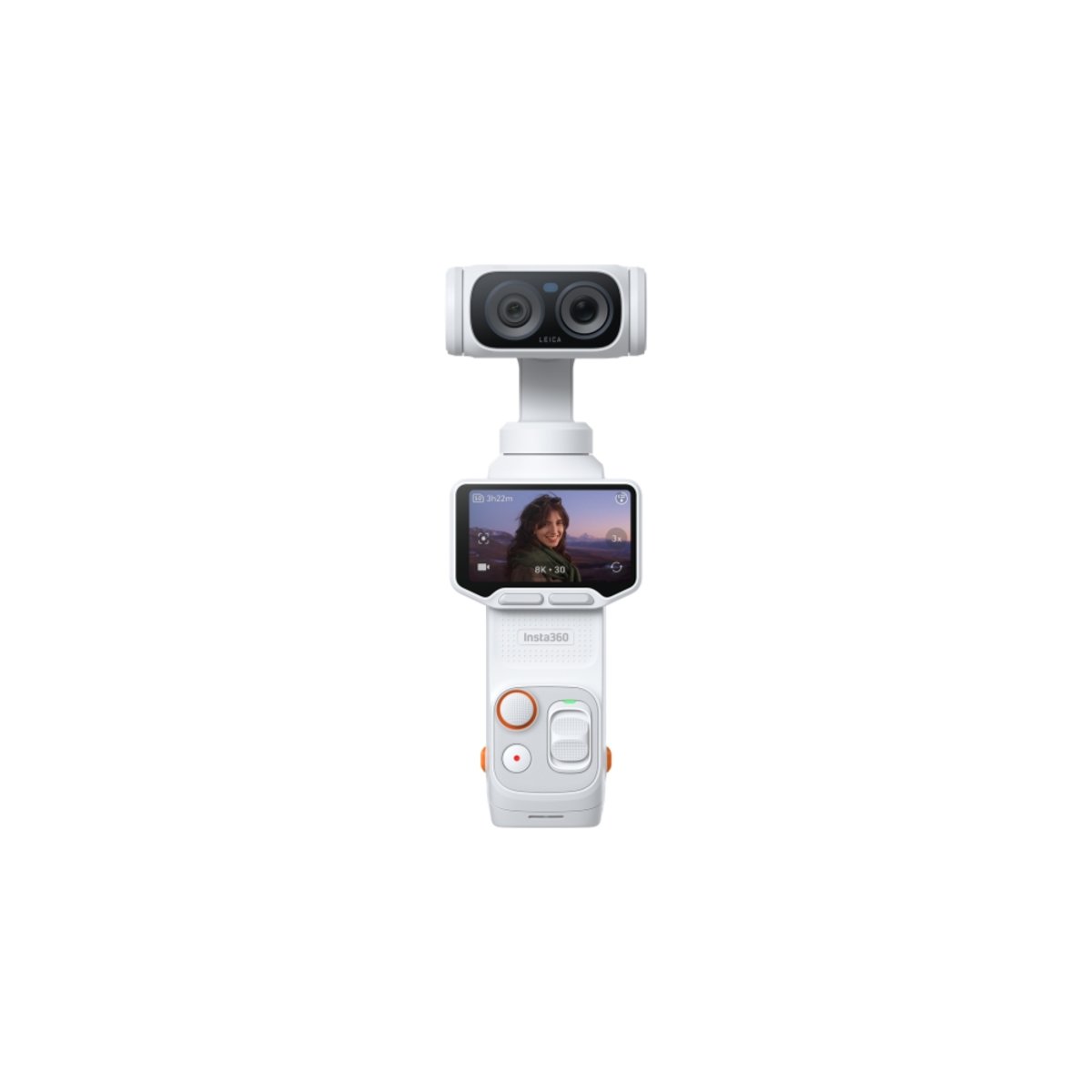 Insta360 Luna Ultra 三軸 8K 徠卡雙鏡頭旗艦雲台相機(標準套裝-月光白)