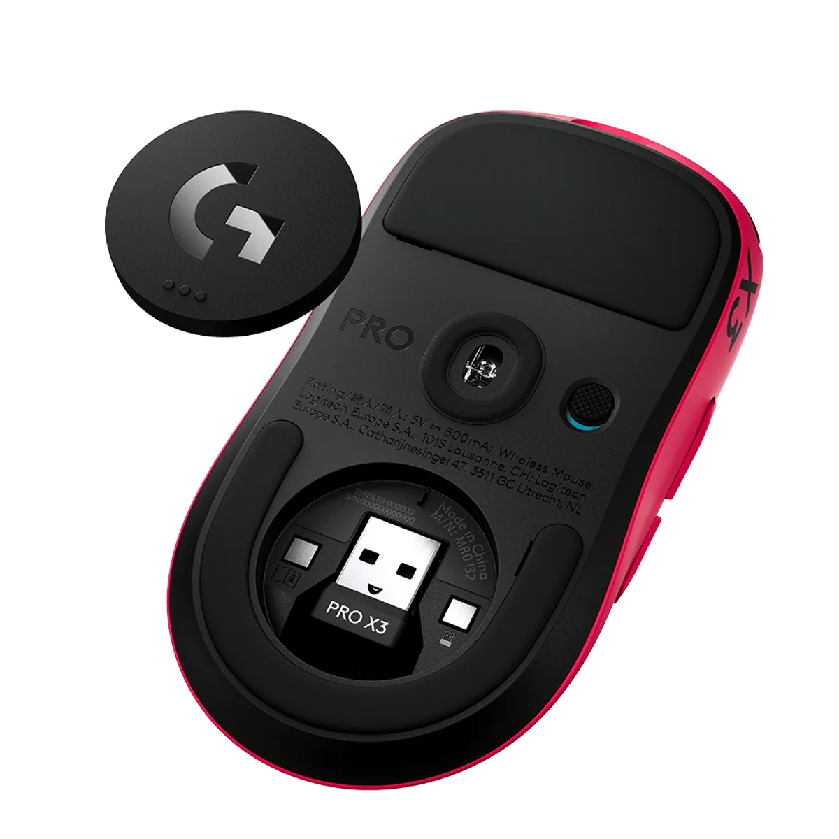 Logitech G PRO X3 SUPERSTRIKE 無線類比電競滑鼠(日蝕粉)