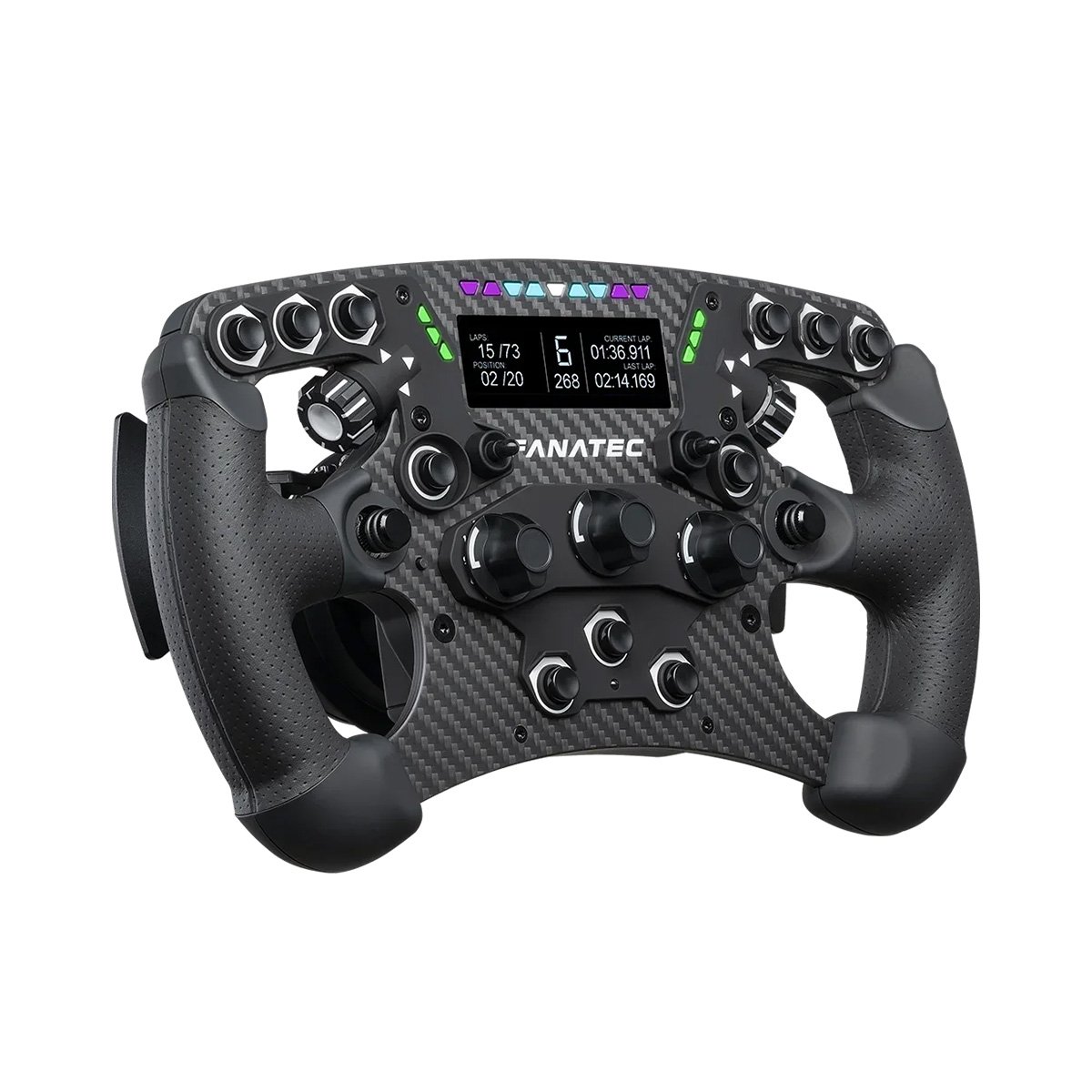 Fanatec ClubSport Formula V3方向盤 (皮革, 29cm)
