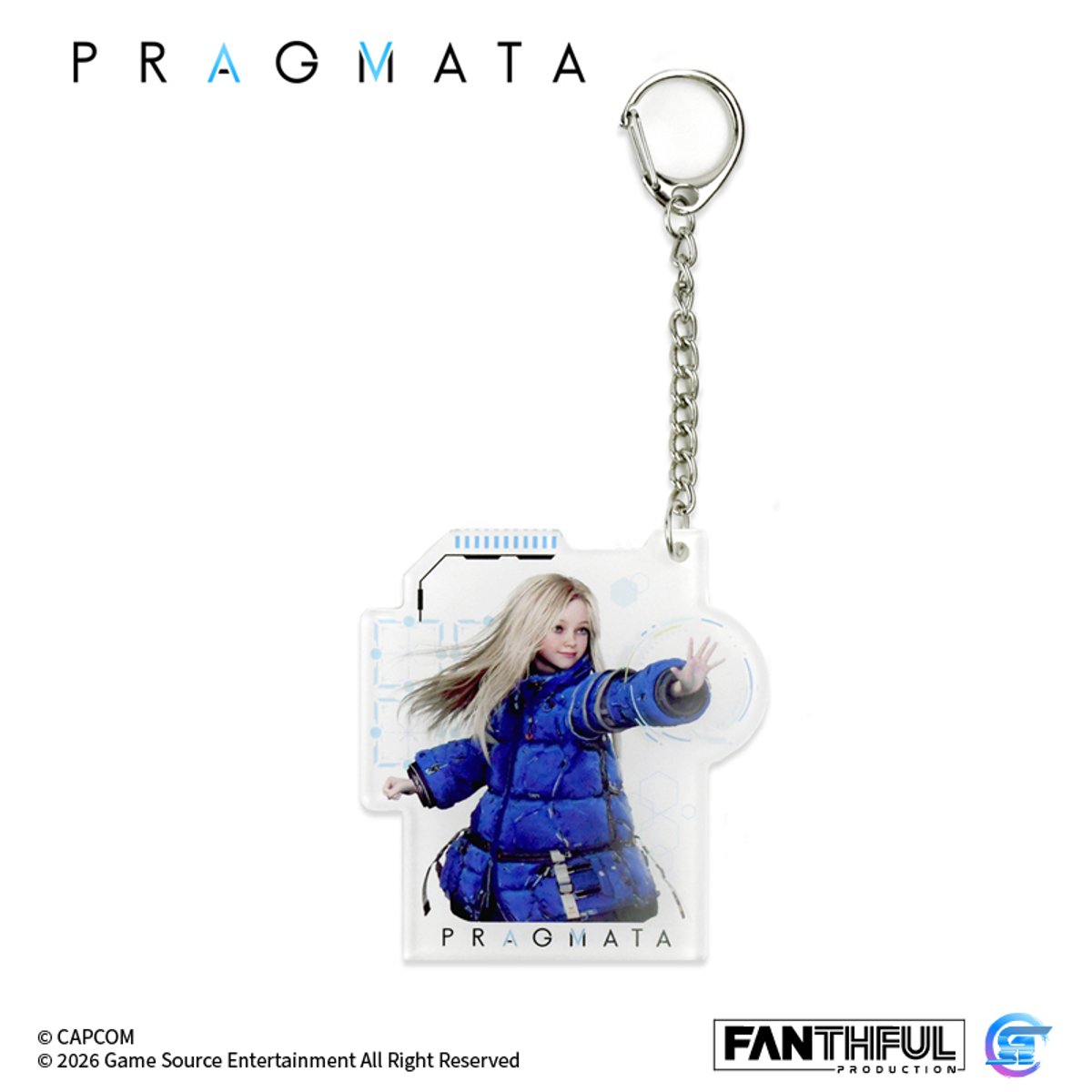 Fanthful《人機迷網》Pragmata 周邊(壓克力匙扣 [戴安娜])