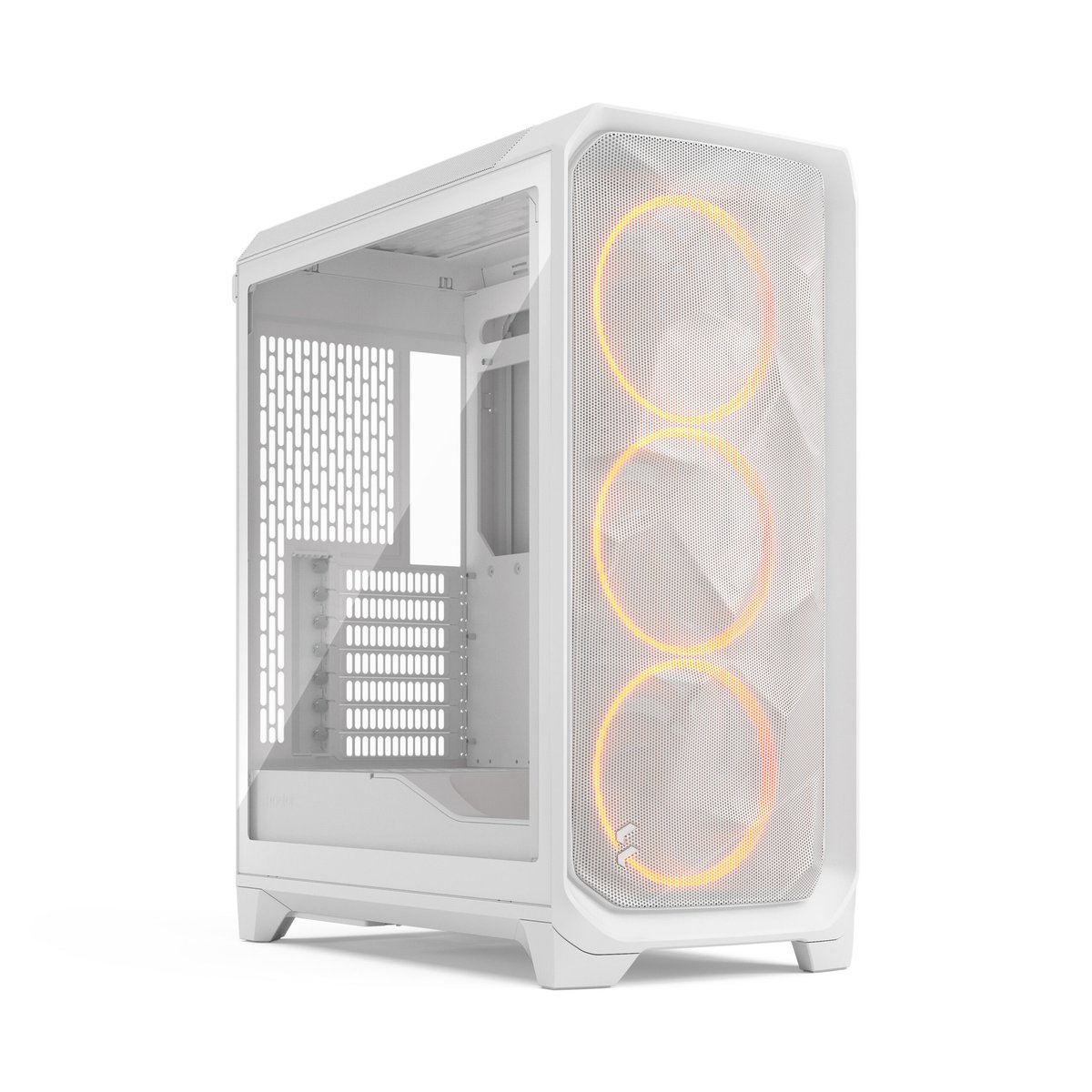 Fractal Design Meshify 3 E-ATX 機箱(FD-C-MES3A-07)(無環繞燈光-ARGB風扇-白色-透亮塗層鋼化玻璃)