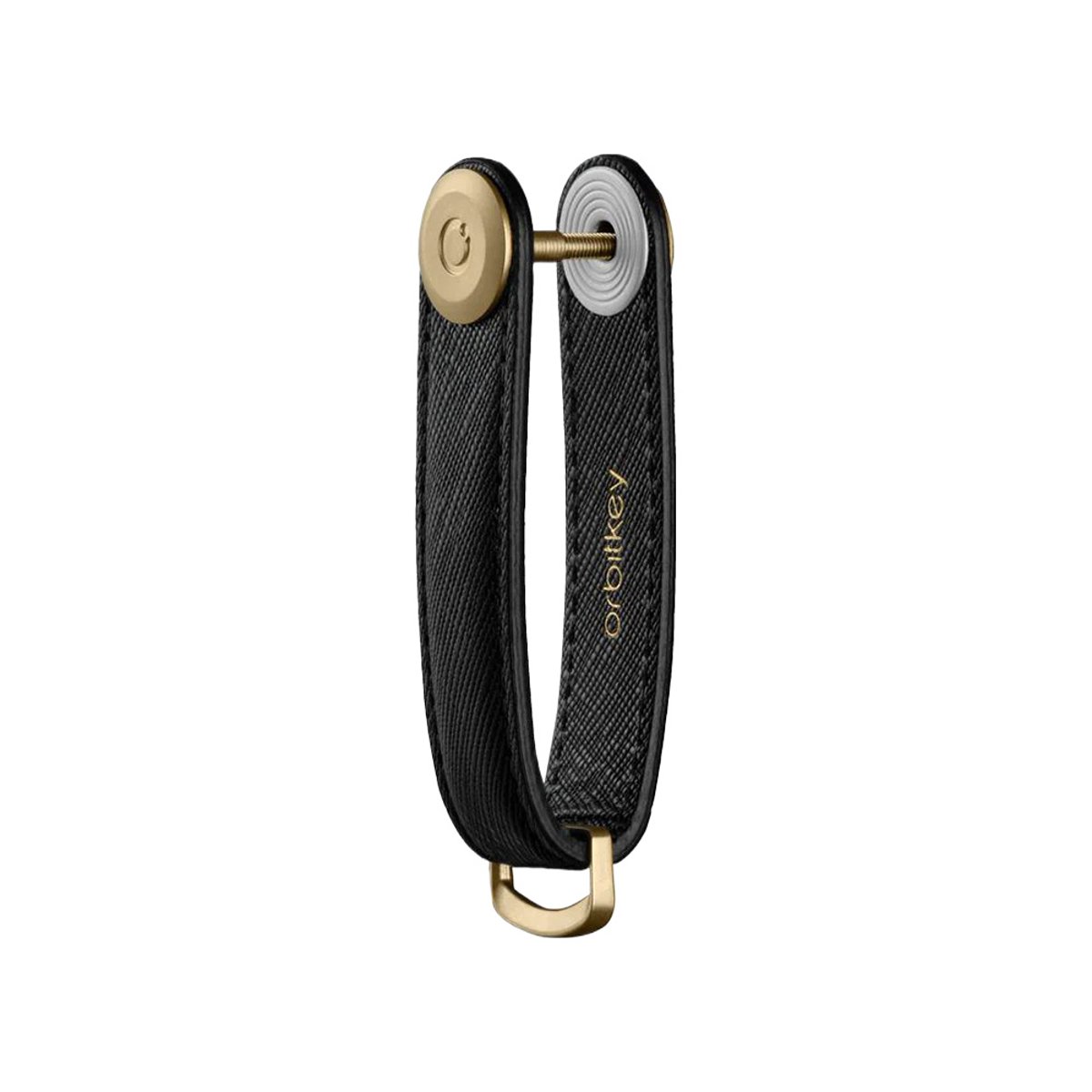 Orbitkey Saffiano Leather Key Organiser 摩洛哥皮鎖匙收納帶(甘草黑)