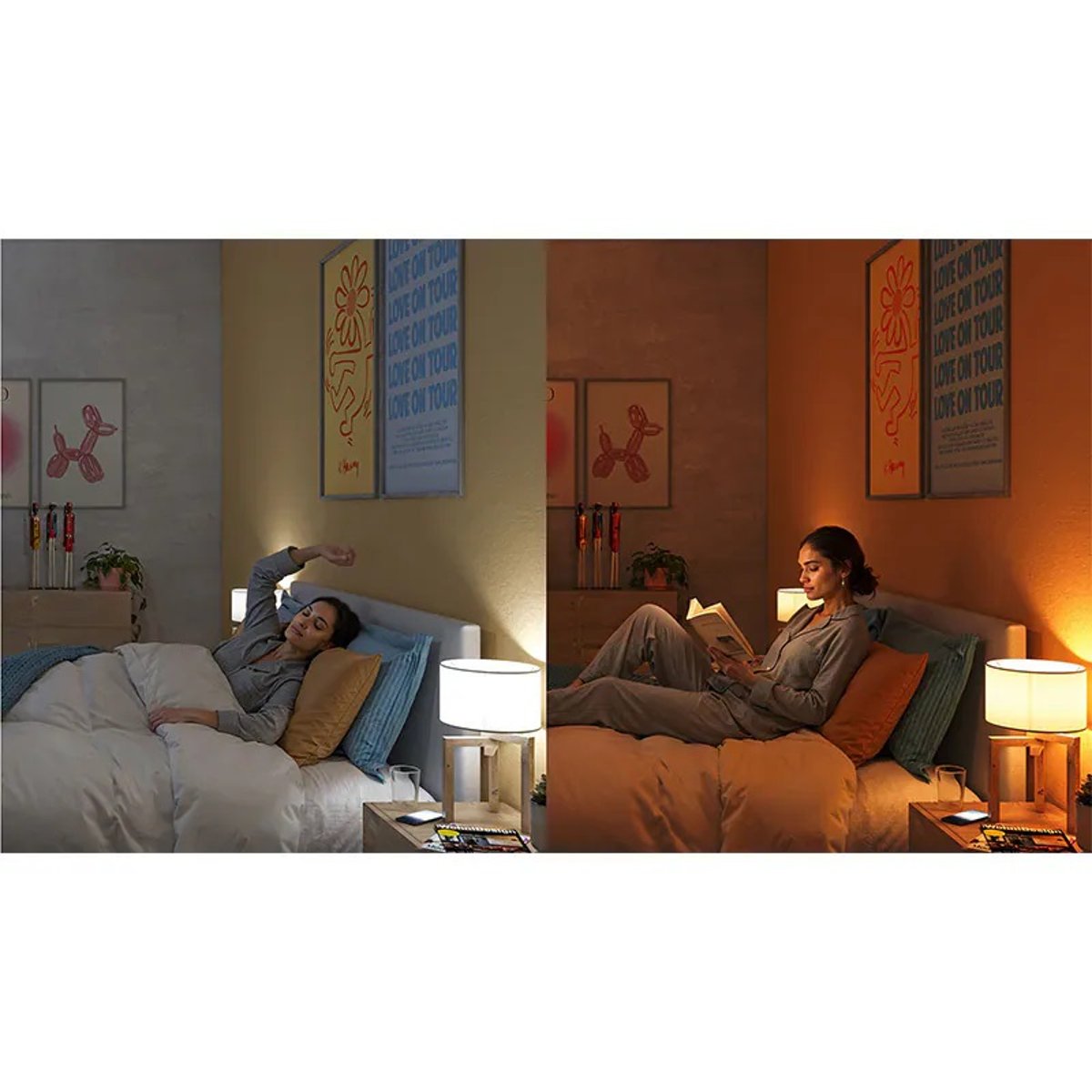 Philips Smart LED 8W A60 E27 WiZ 冷暖白光智能燈泡