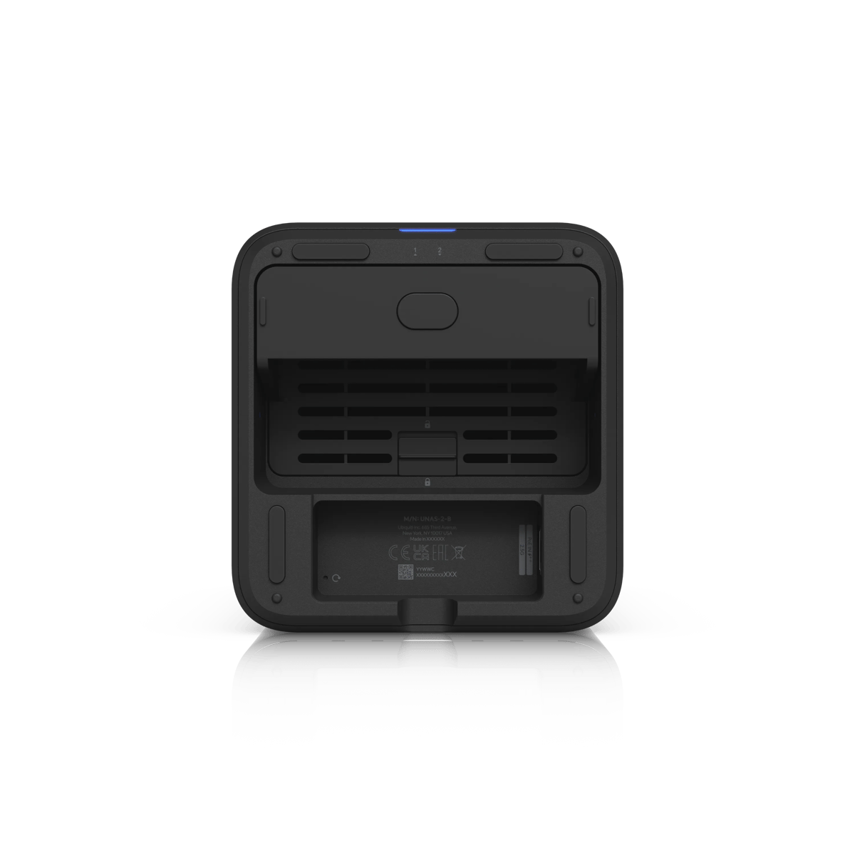 Ubiquiti UniFi UNAS-2-W Dual-bay / 2.5GbE 網路儲存伺服器 (NAS)(黑色)