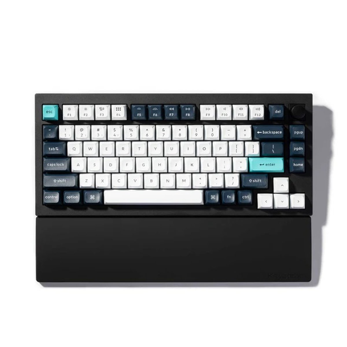 Keychron Silicone Palm Rest 矽氧樹脂手托(PR47)(V1 / V1 Max / V2 / Q2 / Q9 / Q1 Pro/ Q1 Max / Q2 Pro / Q2 Max (327.5mm)-黑色)