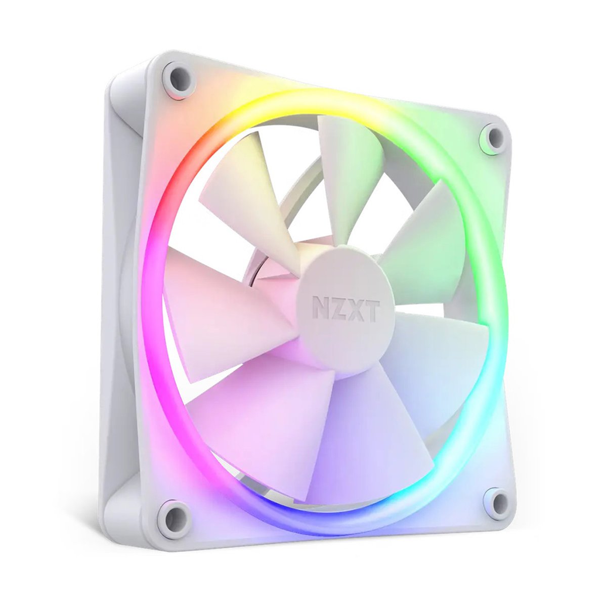 NZXT F140 RGB 140mm RGB 風扇(白色)