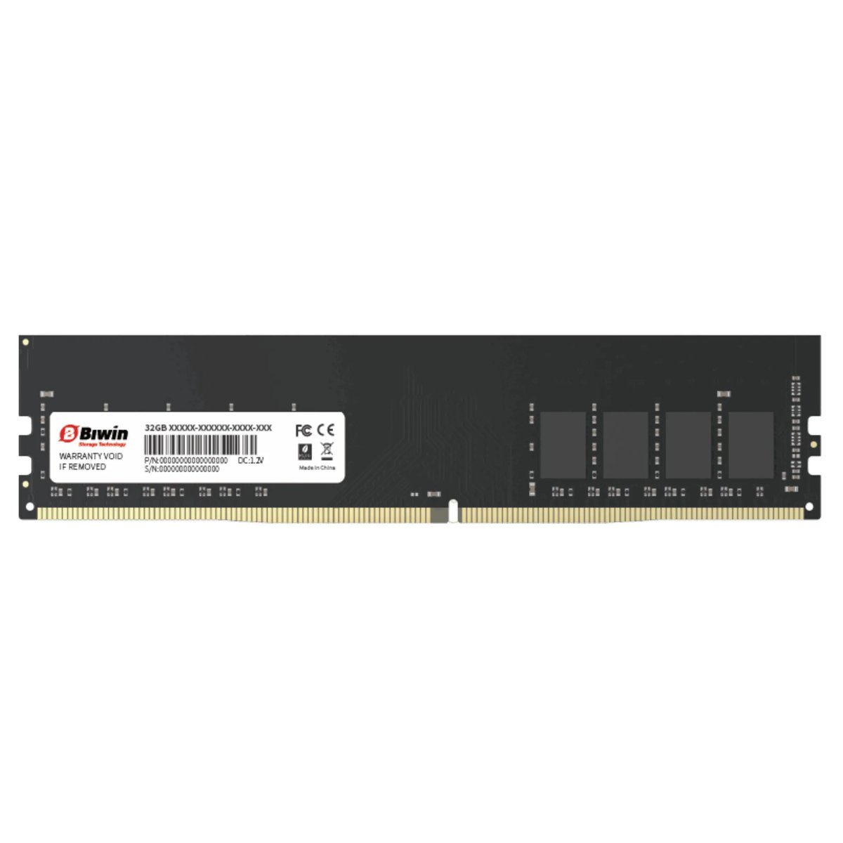 BIWIN Standard U-DIMM DDR4-3200mHz 16GBx1 記憶體