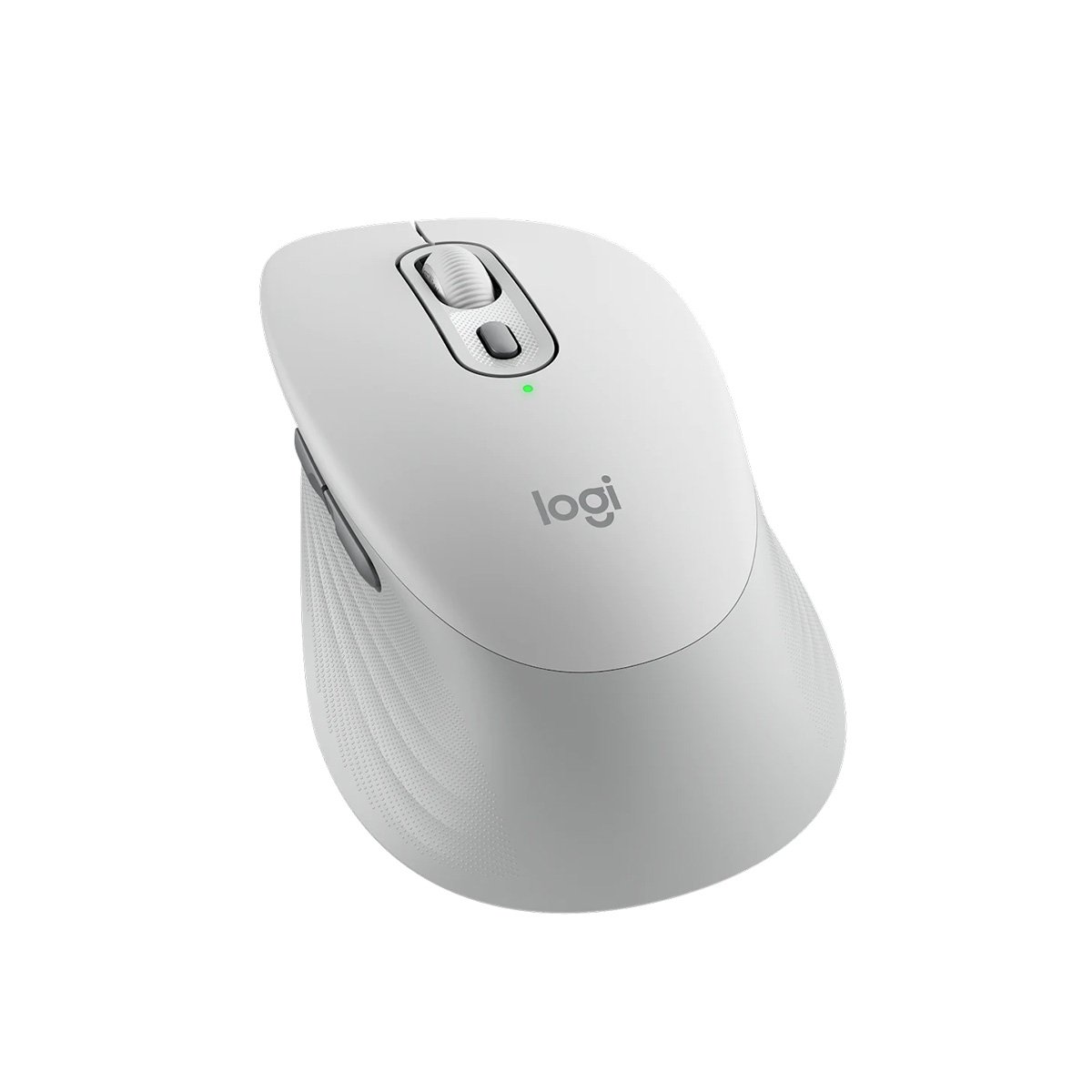 Logitech M840L 多工靜音無線滑鼠(大手版-珍珠白)
