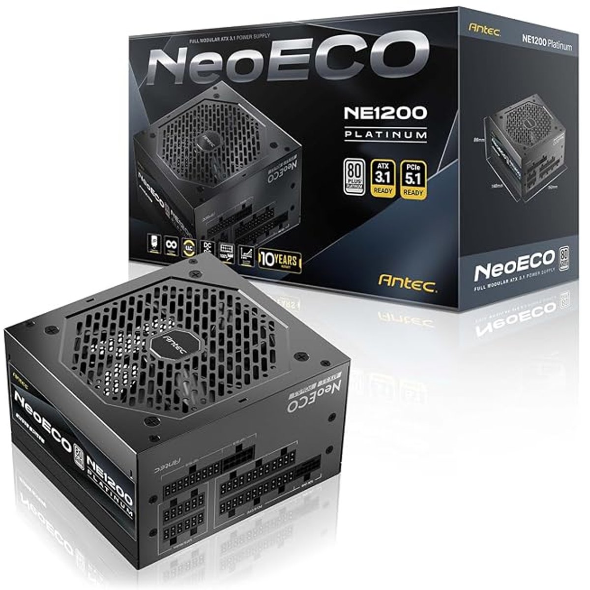 Antec NeoECO 1200W ATX 3.1 白金牌全模組電源供應器