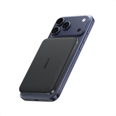 Anker Nano Power Bank 5000mAh MagGo Slim 超薄磁吸快充行動電源 (A1665)(Black)