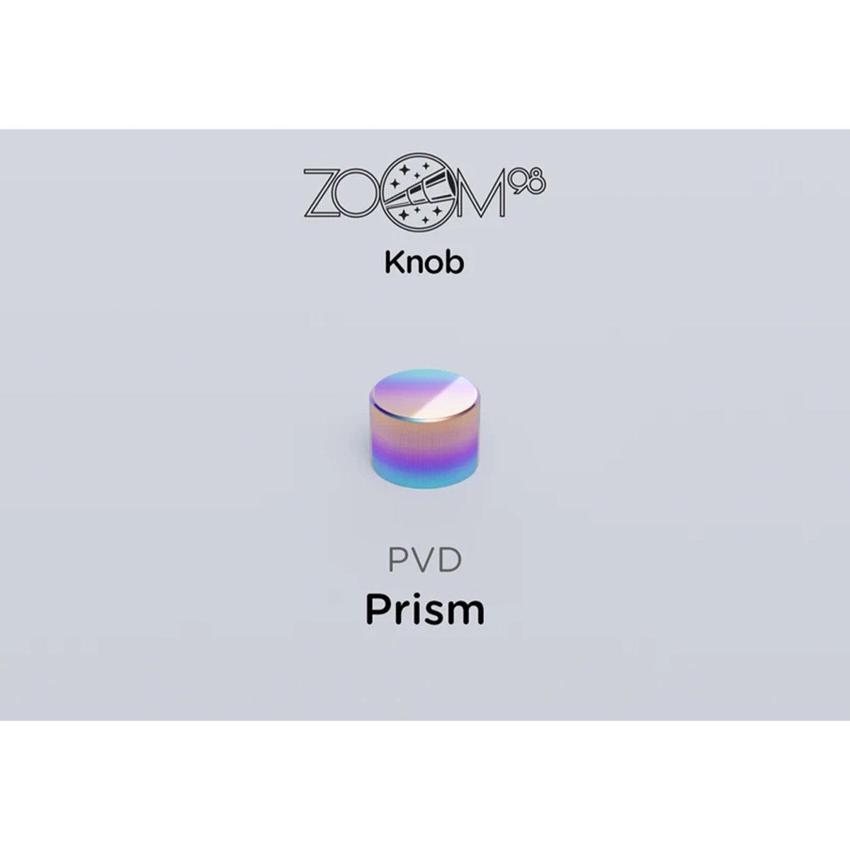 [Zoom系列配件] Meletrix Zoom系列 替換旋鈕(黃銅-PVD幻彩)