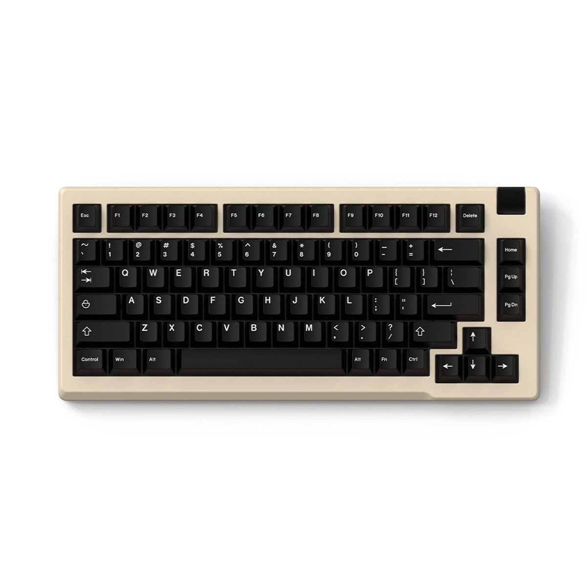Luminkey75 客製化鍵盤成品(三模-奶油白)