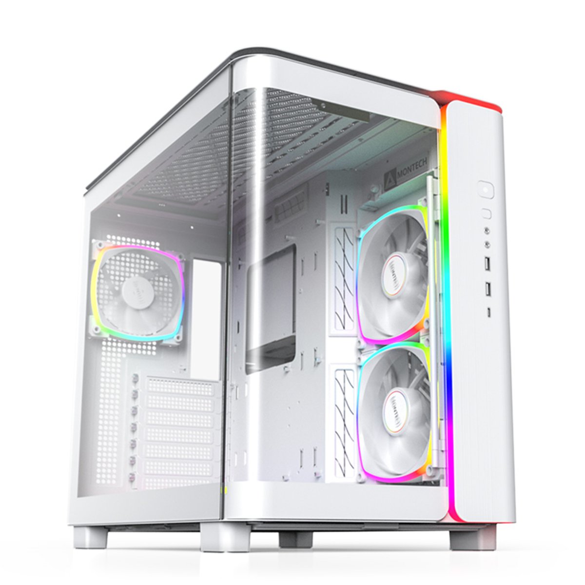 Montech KING 95 PRO ATX機箱(白色-MO-CA-KING95-PRO-WH)