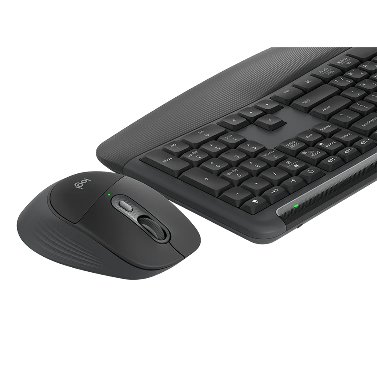 Logitech MK880 多工舒適無線鍵盤滑鼠組(石墨灰 (中文注音版))