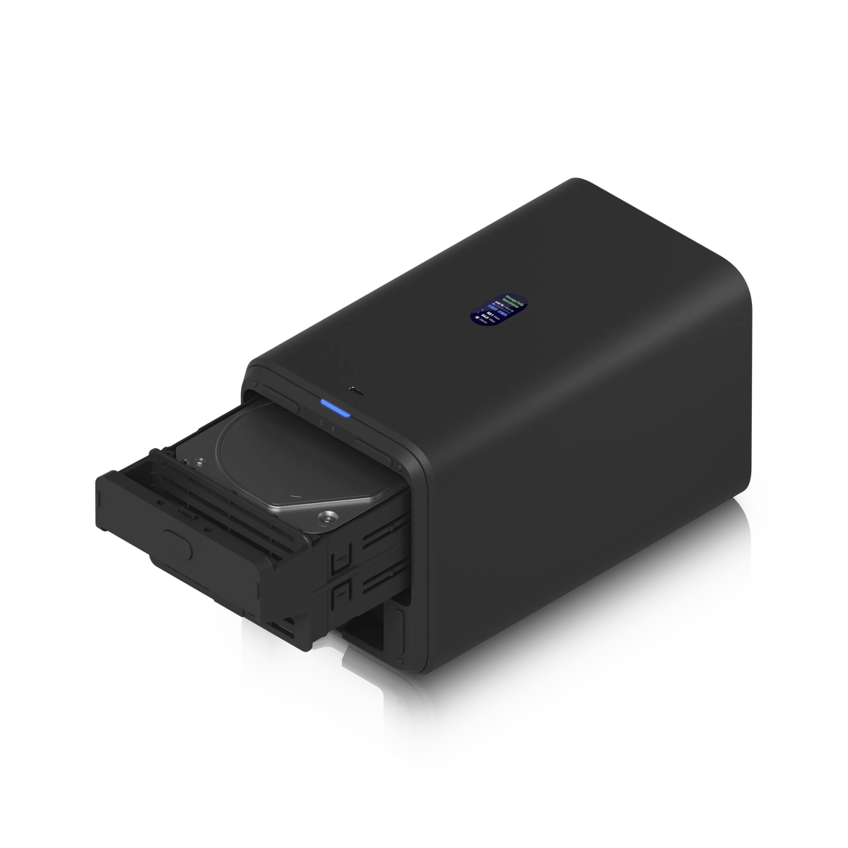 Ubiquiti UniFi UNAS-2-W Dual-bay / 2.5GbE 網路儲存伺服器 (NAS)(黑色)