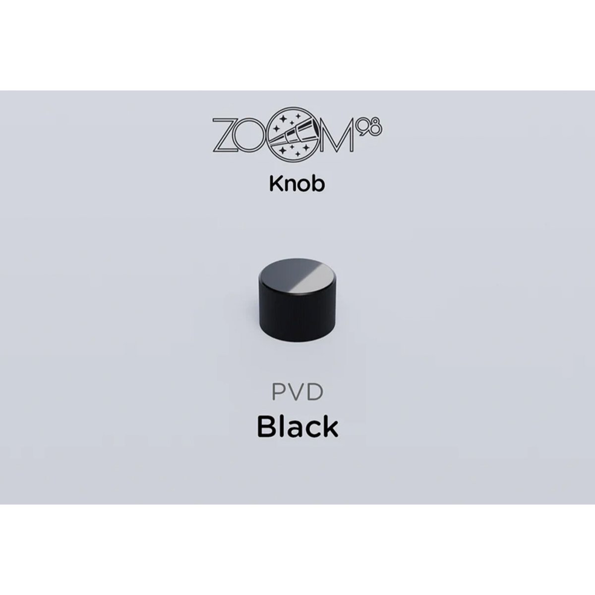 [Zoom系列配件] Meletrix Zoom系列 替換旋鈕(黃銅-PVD黑)