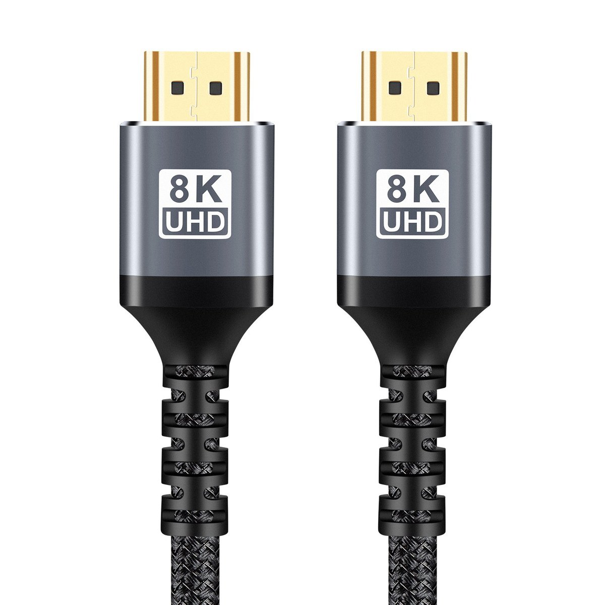 8K HDMI2.1 8K@60Hz 4K@120Hz 編織鍍金連接線(1米)