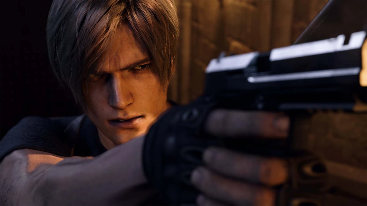 Resident Evil 4 里昂持槍近景